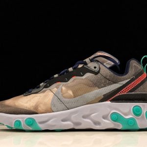 Nike react element 87 black neptune green aq1090-005