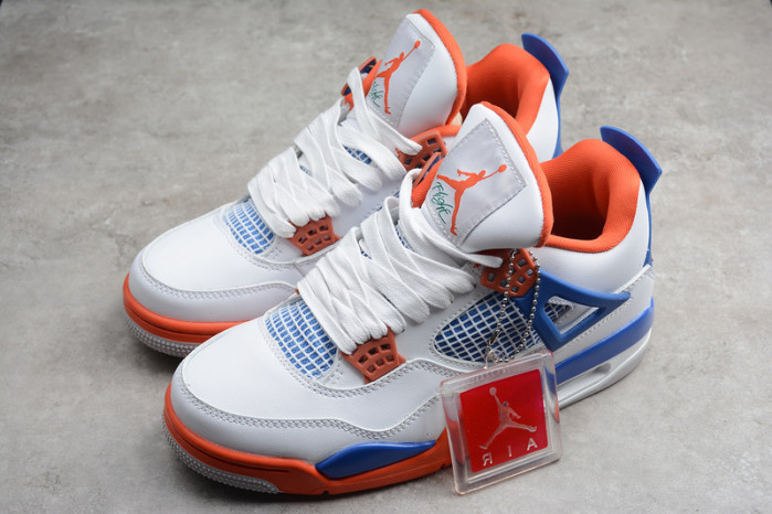 Air Jordan 4 white/bright crimson-royal blue 308497-171 - Image 3