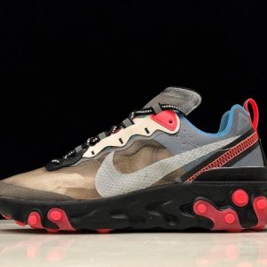 Nike react element 87 blue chill solar red aq1090-006