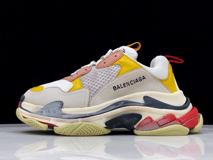 Balenciaga Triple S cream yellow red (w) 524038w09o59035