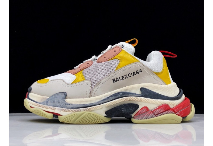 Balenciaga Triple S cream yellow red (w) 524038w09o59035 - Image 2