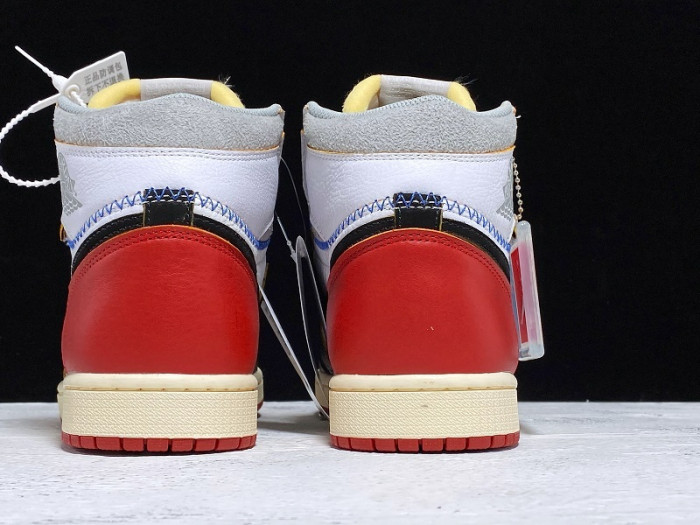 Air Jordan 1 retro high union los angeles black toe bv1300-106 - Image 4