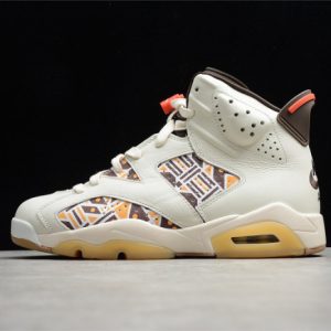 Air Jordan 6 retro quai54 sail brown (2020) cz4152-100