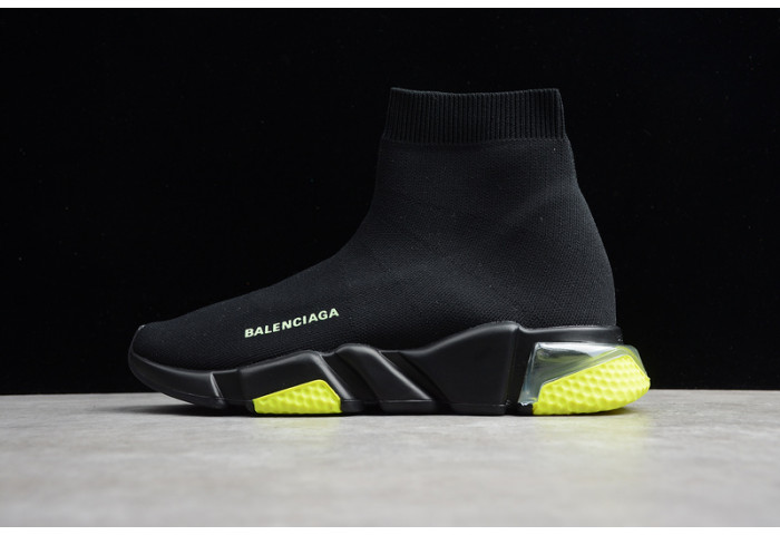 Balenciaga sneaker Speed high noir and vert 360-517319w07u01007 - Image 2