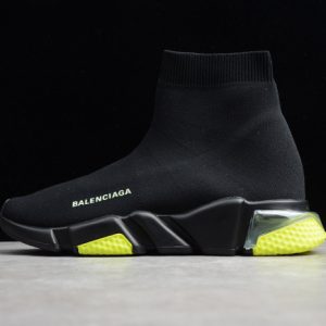Balenciaga sneaker Speed high noir and vert 360-517319w07u01007