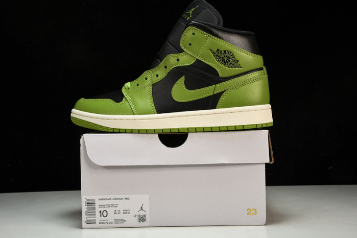 Air Jordan 1 mid"green black" bq6472-031 - Image 3