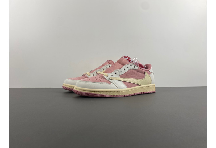Travis Scott x Air Jordan 1 Low OG DM7866-600 - Image 2