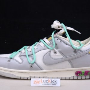ow x Nike sb dunk low 04 of 50 ow white grey green dm1602-114