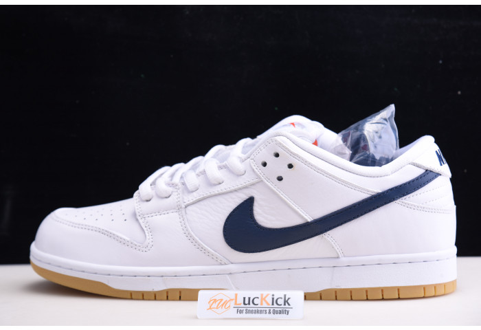 Nike sb dunk low orange label white navy cz2249-100 - Image 2