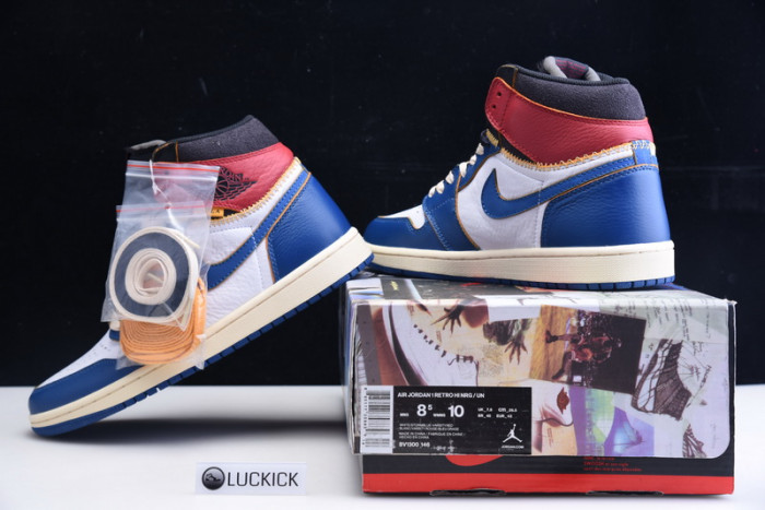 Air Jordan 1 retro high union los angeles blue toe bv1300-146 - Image 3