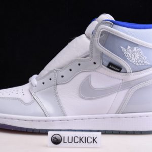 Air Jordan 1 retro high zoom white racer blue ck6637-104