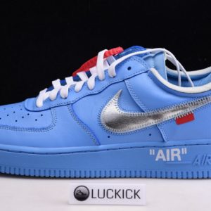 Nike air force 1 low ow mca university blue ci1173-400