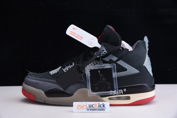 Air Jordan 4 ow x air jordan 4 "bred" cv9388-001