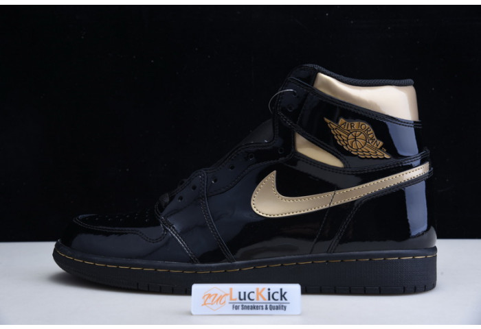 Air Jordan 1 retro high black metallic gold (2020) 555088-032 - Image 2