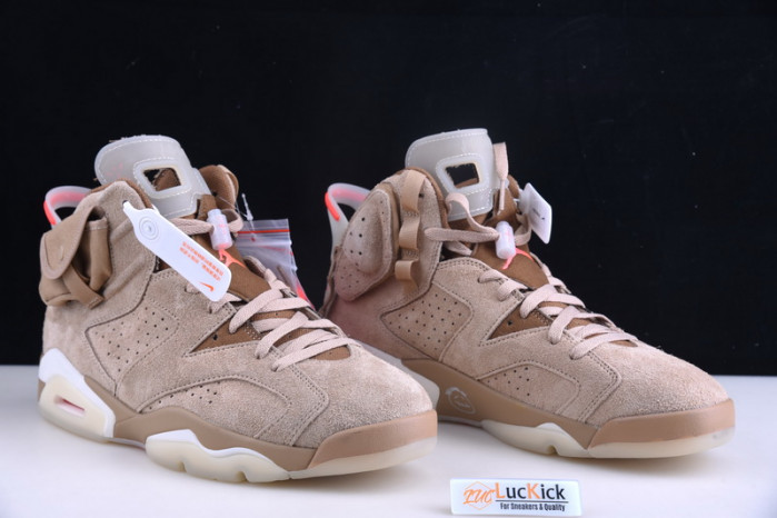 Air Jordan 6 retro travis scott british khaki dh0690-200 - Image 4
