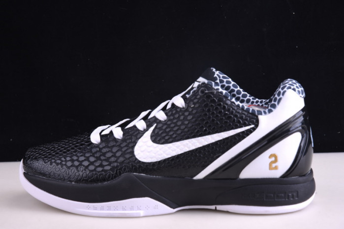 Nike kobe 7 vi white and black blanc et noir cw2190-002