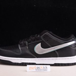 Nike sb dunk low Di*m*nd s*pply co black Di*m*nd bv1310-001