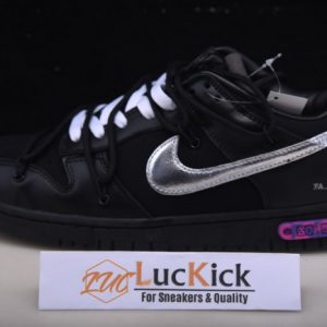 Nike ow x Nike dunk low black, silver and purple dm1602-001