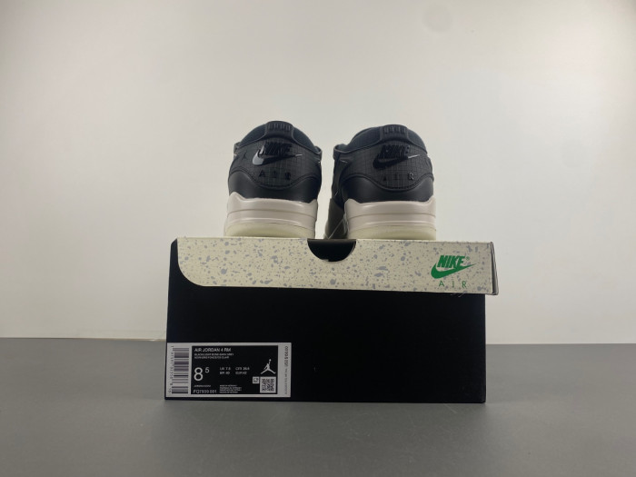 Air Jordan 4 rm "black/light bone" fq7939-001 - Image 3