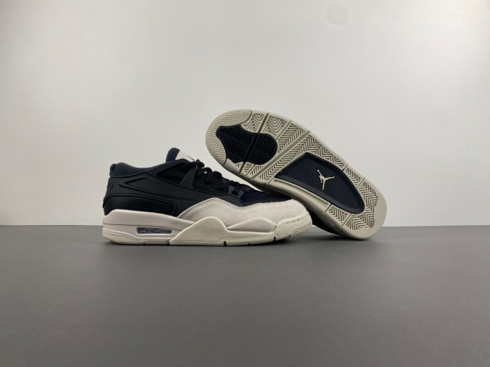 Air Jordan 4 rm "black/light bone" fq7939-001 - Image 4