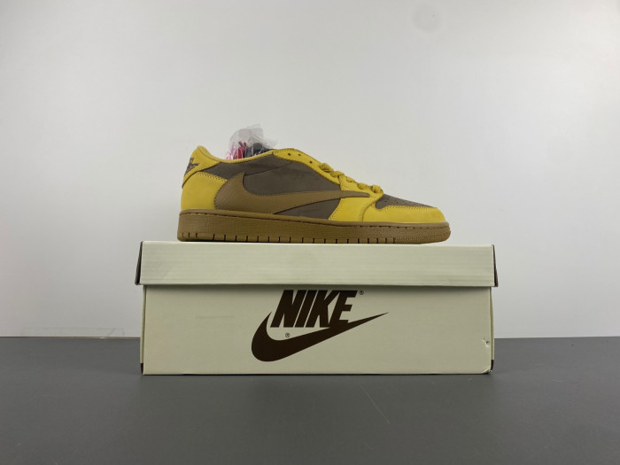 Travis Scott x Air Jordan 1 Low OG DM7866-665 - Image 3