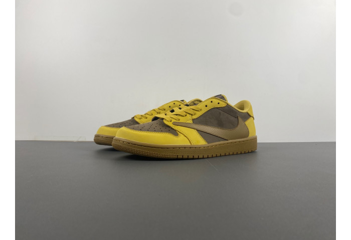 Travis Scott x Air Jordan 1 Low OG DM7866-665 - Image 2