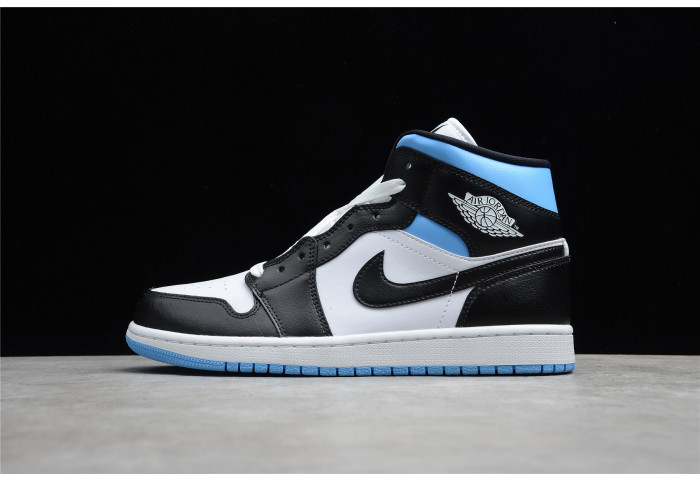Air Jordan 1 mid university black white (w) bq6472-102 - Image 2