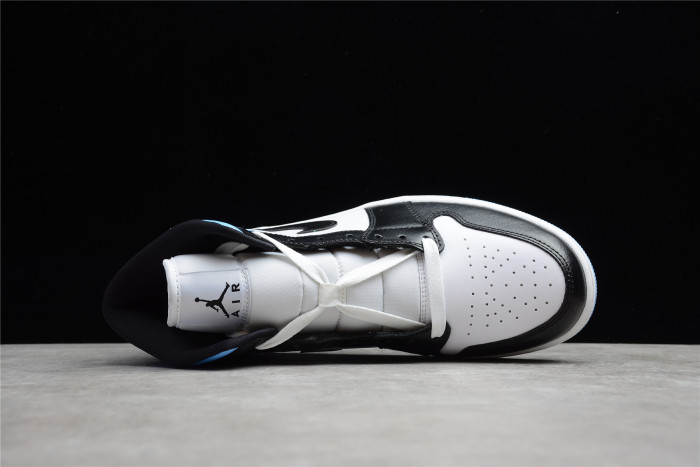 Air Jordan 1 mid university black white (w) bq6472-102 - Image 4