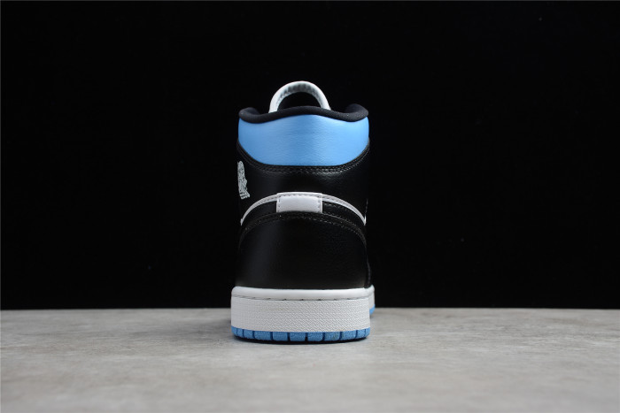 Air Jordan 1 mid university black white (w) bq6472-102 - Image 3