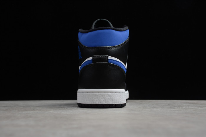 Air Jordan 1 mid white black royal 554724-140 - Image 3