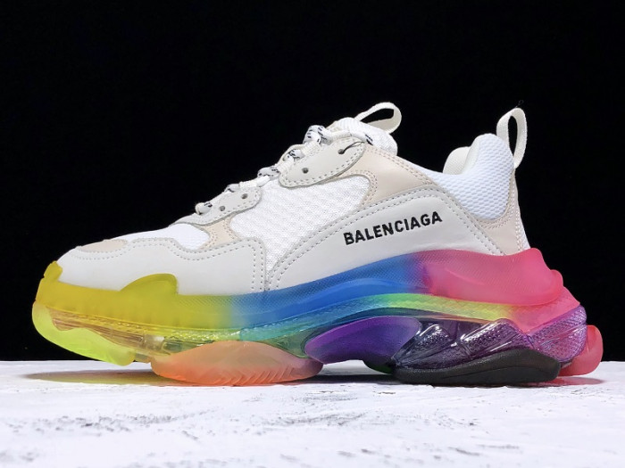 Balenciaga Triple S clear sole rainbow 5416247 w09e1 1895