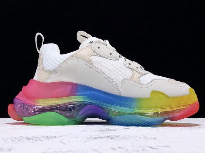 Balenciaga Triple S clear sole rainbow 5416247 w09e1 1895 - Image 4
