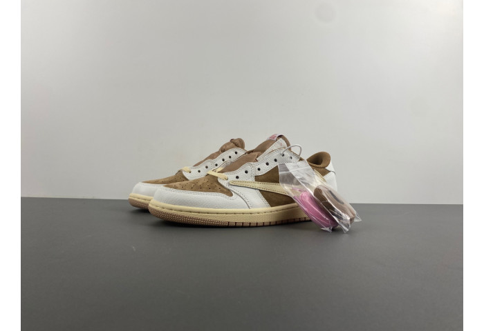 Travis Scott x Air Jordan 1 Low OG DM7866-106 - Image 2