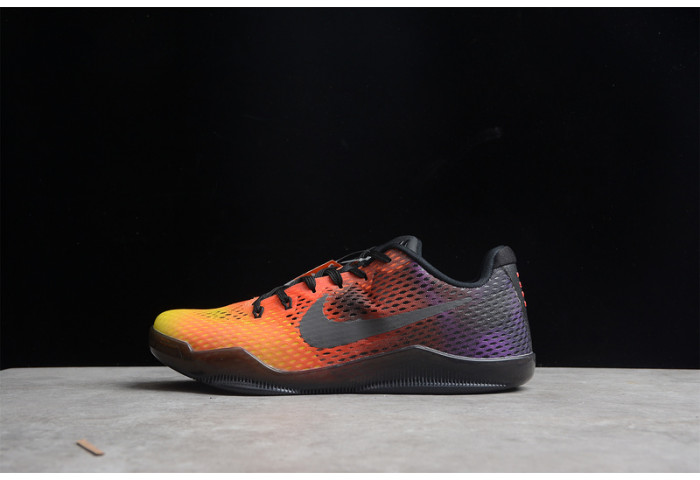 Nike zoom kobe 11 em sunset red black yellow 836184-805 - Image 2