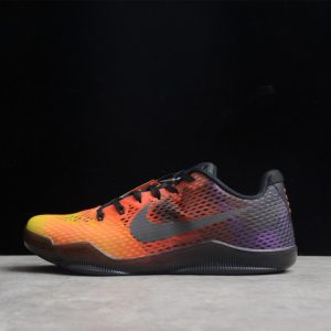 Nike zoom kobe 11 em sunset red black yellow 836184-805