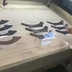 Customer Review: Black Pattern Sneaker Upper Production