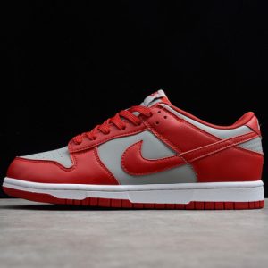 Nike dunk low retro medium grey varsity red dd1391-002