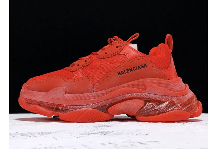 Balenciaga Triple S burgundy red 541624 w0901 6016 - Image 2
