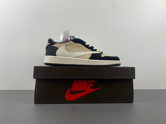 Travis Scott x Air Jordan 1 Low OG DM7866-201 - Image 4