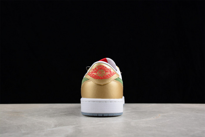 Air Jordan 1 low cny "year of the drago" fq6593-100 - Image 3