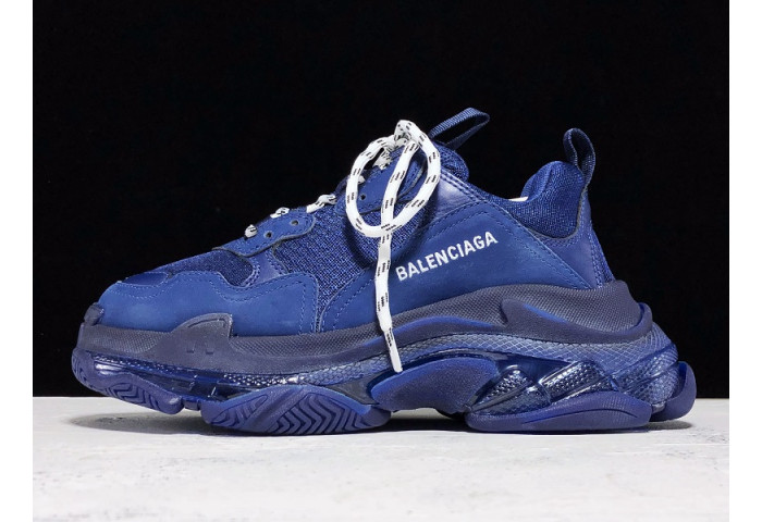 Balenciaga Triple S clear sole navy 541624w09o14107 - Image 2