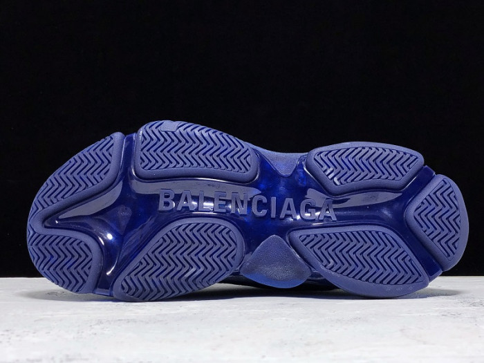 Balenciaga Triple S clear sole navy 541624w09o14107 - Image 3