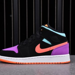 Air Jordan 1 mid multi-color (gs) 554725-083