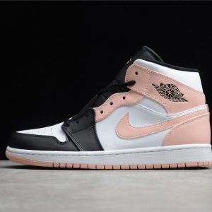 Air Jordan 1 mid arctic orange black toe 554724-133