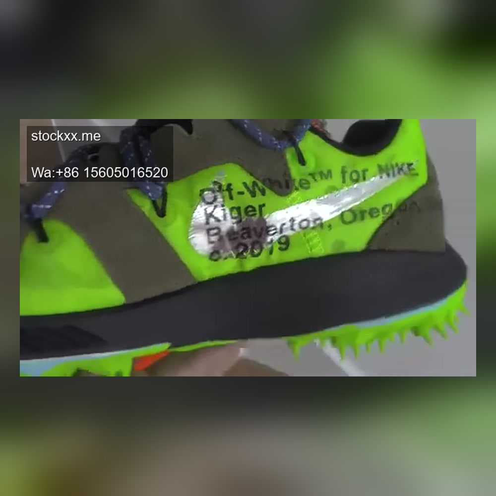 Off-White x Nike Air Zoom Terra Kiger 5 Electric Green