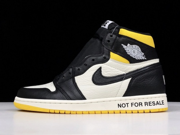 Air Jordan 1 retro high "not for resale" varsity maize 861428-107