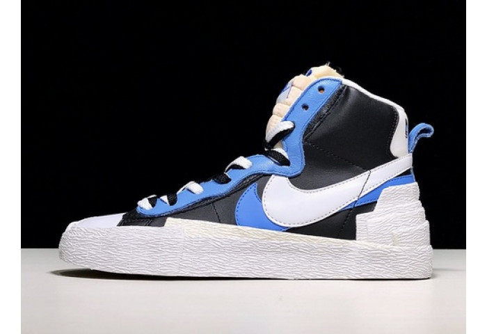 Nike blazer mid sacai white black legend blue bv0072-001 - Image 2