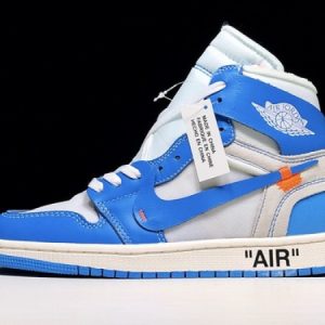 jordan 1 retro high ow university blue Off-White AQ0818-148