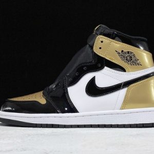 Air Jordan 1 retro high nrg patent gold toe 861428-007