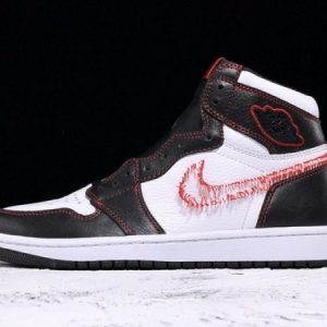 Air Jordan 1 retro high defiant white black gym red cd6579-071